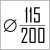 Диаметр сэндвич дымохода 115/200