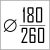 Диаметр сэндвич дымохода 180/260