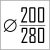 Диаметр сэндвич дымохода 200/280