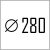 Диаметр 280