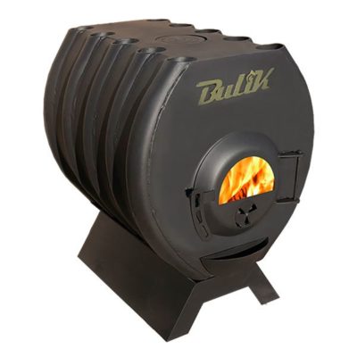 Отопительная печь BuliK 400 стекло Берёзка